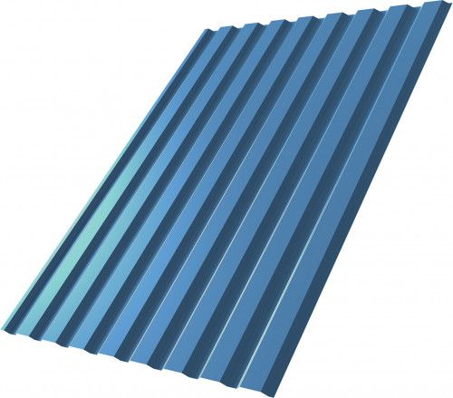 Профнастил С20A Grand Line 0,45 Drap ТХ RAL 5024 пастельно-синий