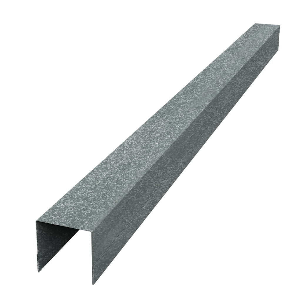 Планка вертикальная обратная для забора жалюзи Палермо Grand Line 0,45 Zn (1,8м)