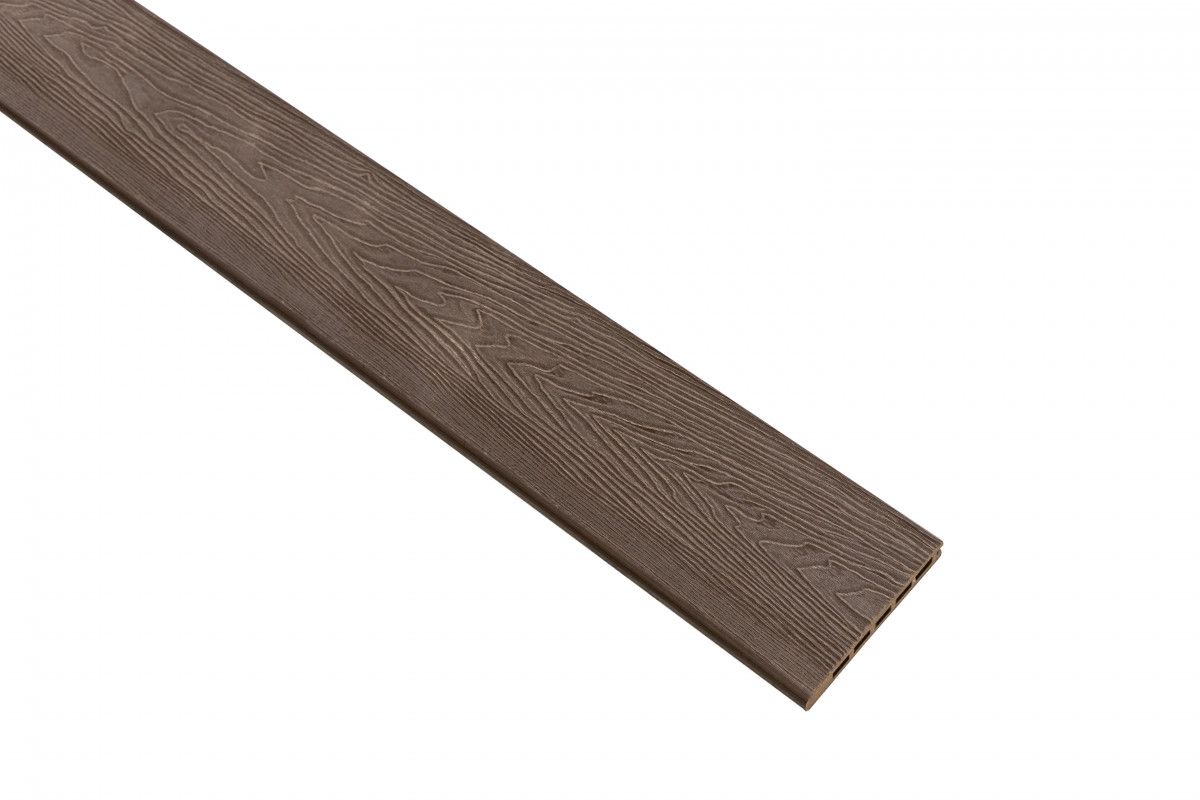 Доска-ступень старт ДПК Grand Line 160х22мм 3D Дерево (Wood)шоколад3м