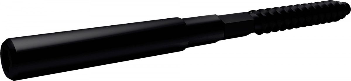 Шуруп-шпилька 8х160 Grand Line RAL 9005 черный