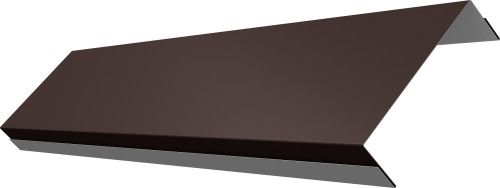 Ламель обратная 100 забора жалюзи Техас Grand Line 0,5 Drap RAL 8017 шоколад