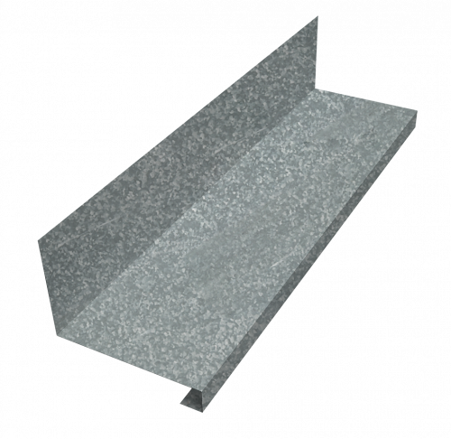 Планка примыкание нижнее к трубе для Кликфальц Про Grand Line 0,7 Zn (3м)