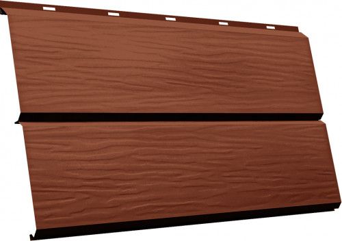 ЭкоБрус 3D Grand Line 0,45 ПЭ с пленкой RAL 8004 терракота