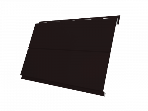 Софит металлический Вертикаль line Grand Line 0,45 Drap с пленкой RAL 9005 черный