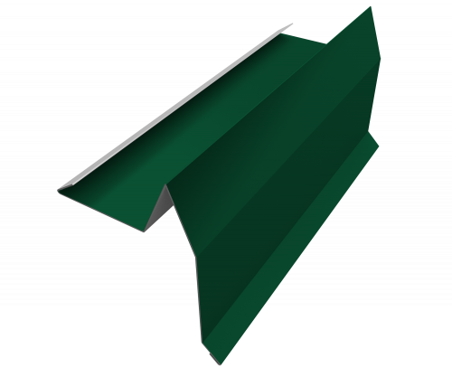 Планка торцевая для шифера Grand Line 0,45 Drap ТХ RAL 6005 зеленый мох (2м)