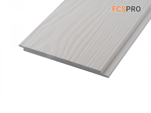 Фиброцементный сайдинг 190х10мм FCSPRO Wood Click F05 серый минерал (3м)