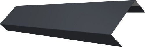 Ламель обратная 50 забора жалюзи Техас Grand Line 0,5 PurPro матовый RAL 7024 мокрый асфальт