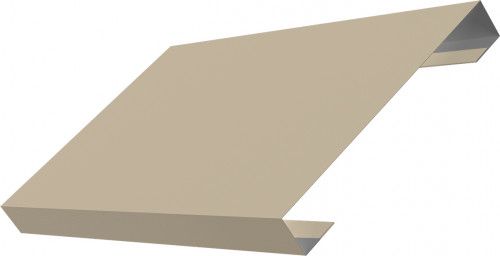 Ламель лицевая 150 забора жалюзи Техас Grand Line 0,45 ПЭ RAL 1015 светлая слоновая кость