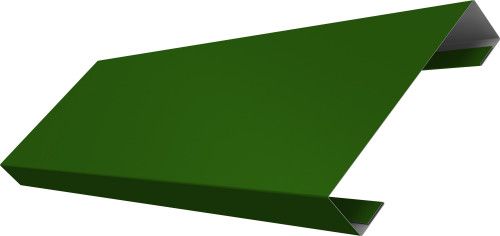 Ламель лицевая 100 забора жалюзи Техас Grand Line 0,45 ПЭ RAL 6002 лиственно-зеленый