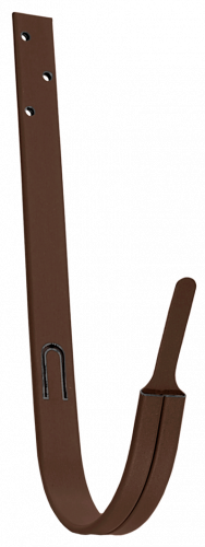 Крюк длинный Grand Line ПУ матовый 125мм RAL 8017 шоколад