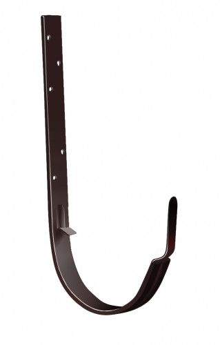 Крюк длинный Grand Line ПЭ 125мм RAL 8017 шоколад