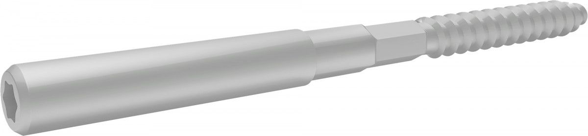 Шуруп-шпилька 8х160 Grand Line RAL 7047 светло-серый