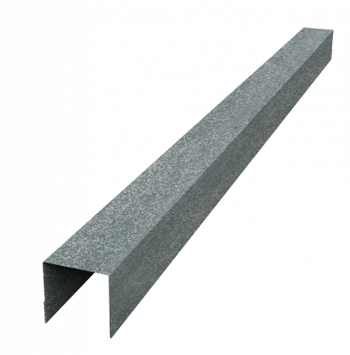 Планка вертикальная обратная для забора жалюзи Палермо Grand Line 0,5 Zn (1,8м)