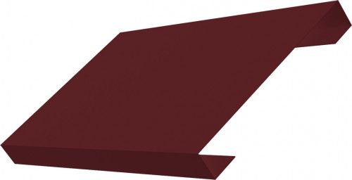 Ламель лицевая 150 забора жалюзи Техас Grand Line 0,45 ПЭ двухсторонний RAL 3005 красное вино