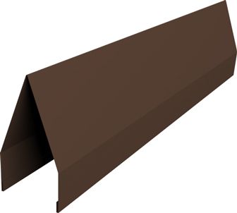 Ламель забора жалюзи Токио новый Grand Line 0,5 Атлас RAL 8017 шоколад