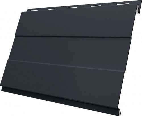Вертикаль проф Grand Line 0,5 Drap ТХ с пленкой RAL 7024 мокрый асфальт