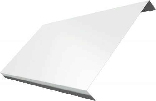 Ламель обратная 200 забора жалюзи Техас Grand Line 0,45 ПЭ RAL 9003 сигнальный белый