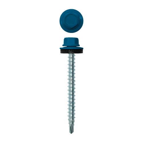 Саморез кровельный 4,8х50 (150шт) сверло №1 RAL 5010