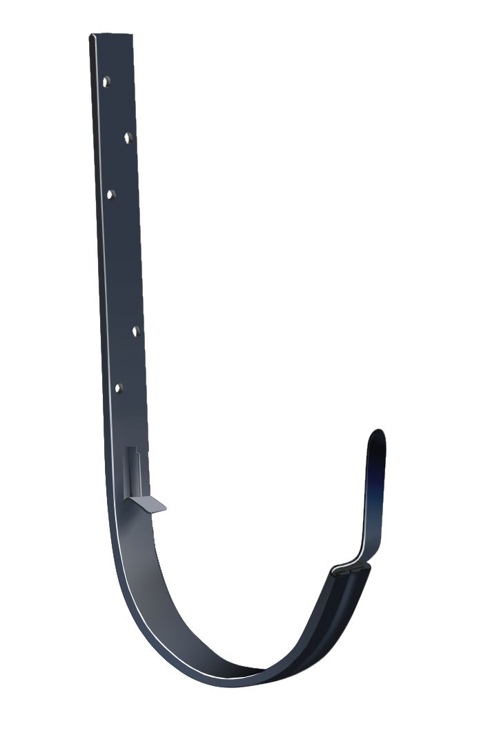 Крюк длинный Grand Line ПЭ 125мм RAL 7024 мокрый асфальт