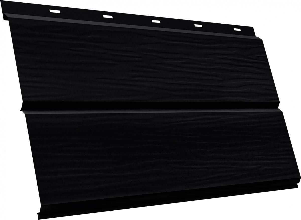 ЭкоБрус новый 3D Grand Line 0,5 Velur с пленкой RAL 9005 черный