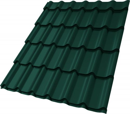 Профиль волновой "Классик" ("Classic") 0,45 Drap ТХ RAL 6005 зеленый мох