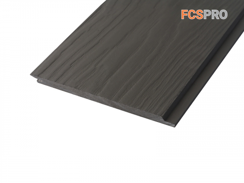 Фиброцементный сайдинг 190х10мм FCSPRO Wood Click F60 сумеречный лес (3м)