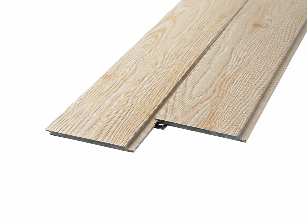 Фиброцементный сайдинг 190х10мм FCSPRO Decor Click лиственница (3м)