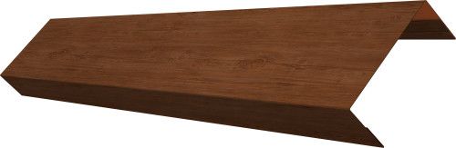Ламель лицевая 50 забора жалюзи Техас Grand Line 0,45 Принт Элит Рябина TwinColor