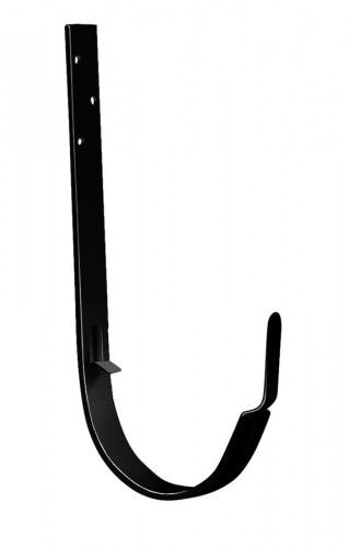 Крюк длинный Grand Line ПЭ 125мм RAL 9005 черный