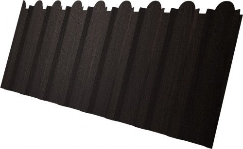 Профнастил С20B фигурный Grand Line 0,45 Принт Элит Кофейное дерево TwinColor