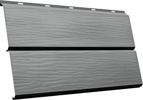 ЭкоБрус 3D Grand Line 0,45 ПЭ с пленкой RAL 9006 бело-алюминиевый