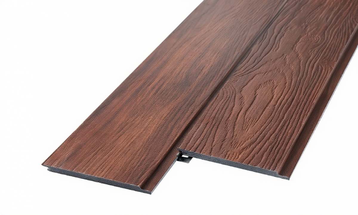 Фиброцементный сайдинг 190х10мм FCSPRO Decor Click золотой орех (3м)