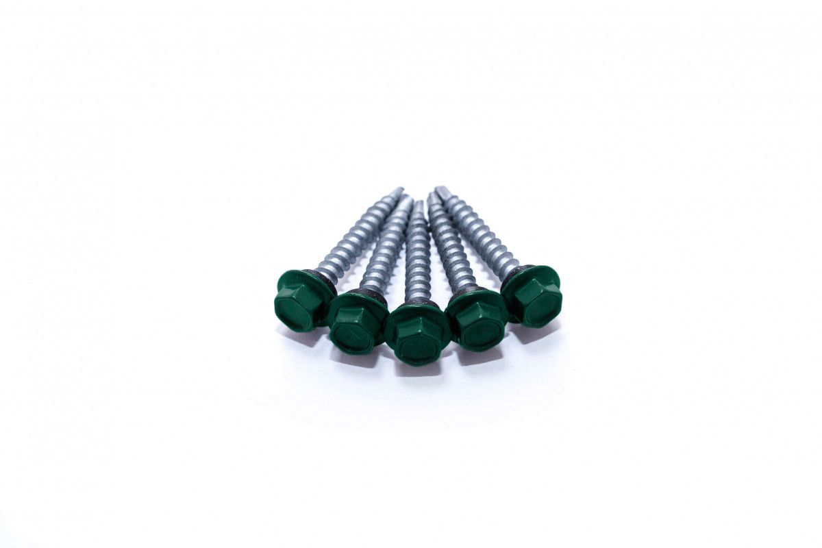 Саморезы 4,8х35 RAL 6005 (GL PRO)