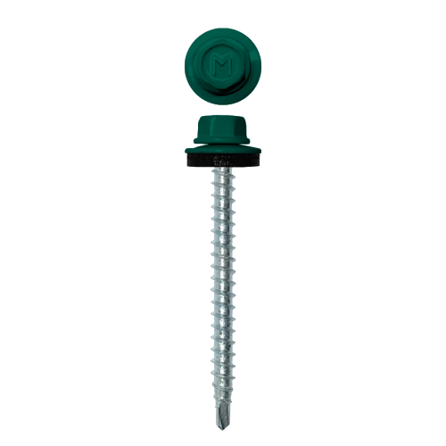 Саморез кровельный Daxmer 4,8х50 RAL 6026 (150) сверло №1