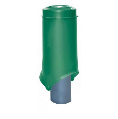 Выход канализации Krovent Pipe-VT 125/100 изолированный h=500, d=100/206мм Зеленый