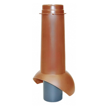 Выход канализации Krovent Pipe-VT 110 изолированный h=450, d=110мм Кирпичный