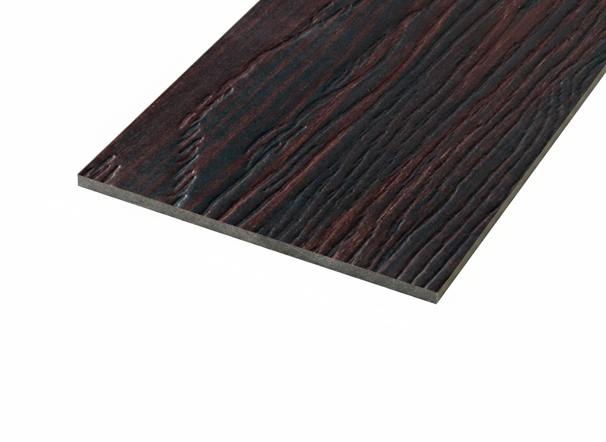 Фиброцементный сайдинг 190х8мм FCSPRO Decor обожжёное дерево (3м)