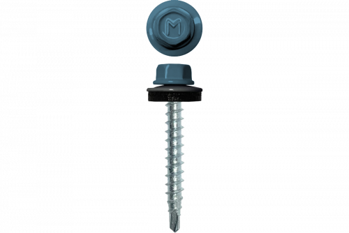Саморез кровельный Daxmer 4,8х29 RAL 5024 (250) сверло №1