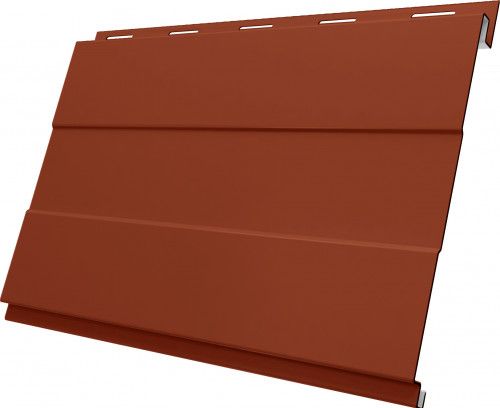 Вертикаль проф Grand Line 0,45 Drap с пленкой RAL 8004 терракота