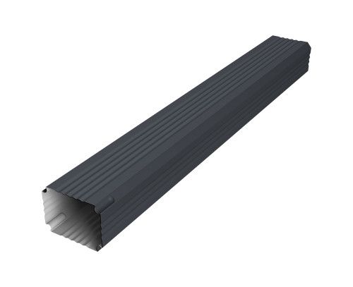 Труба гофрированная Vortex в2 76х102х1000мм RAL 8004 терракота