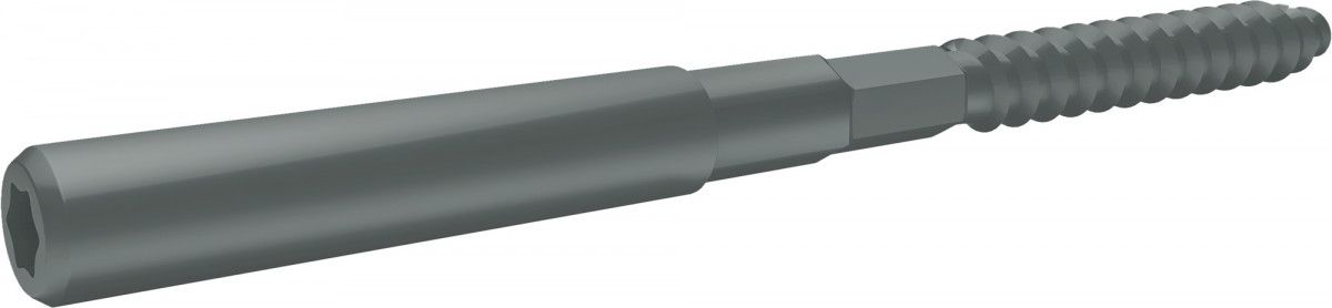 Шуруп-шпилька 8х160 Grand Line RAL 7005 мышино-серый