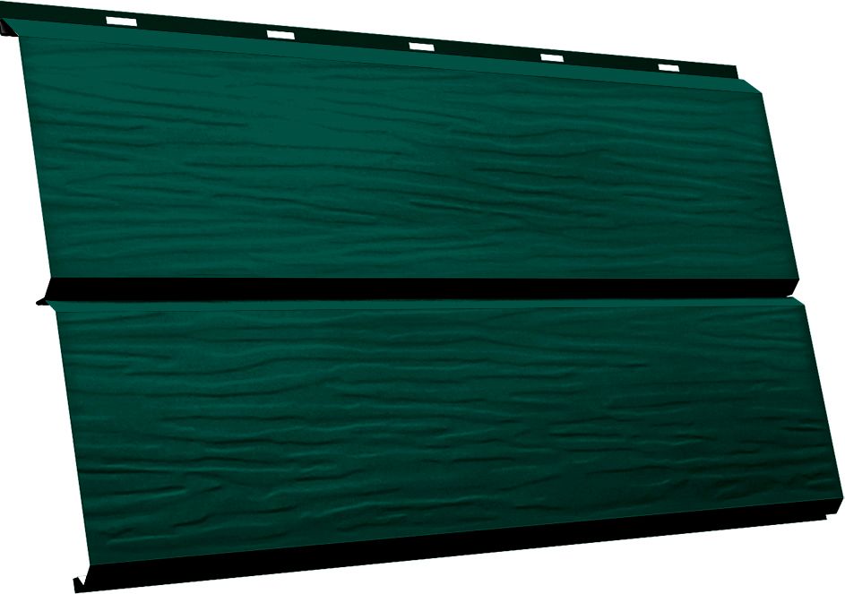ЭкоБрус 3D Grand Line 0,45 Drap ТХ с пленкой RAL 6005 зеленый мох