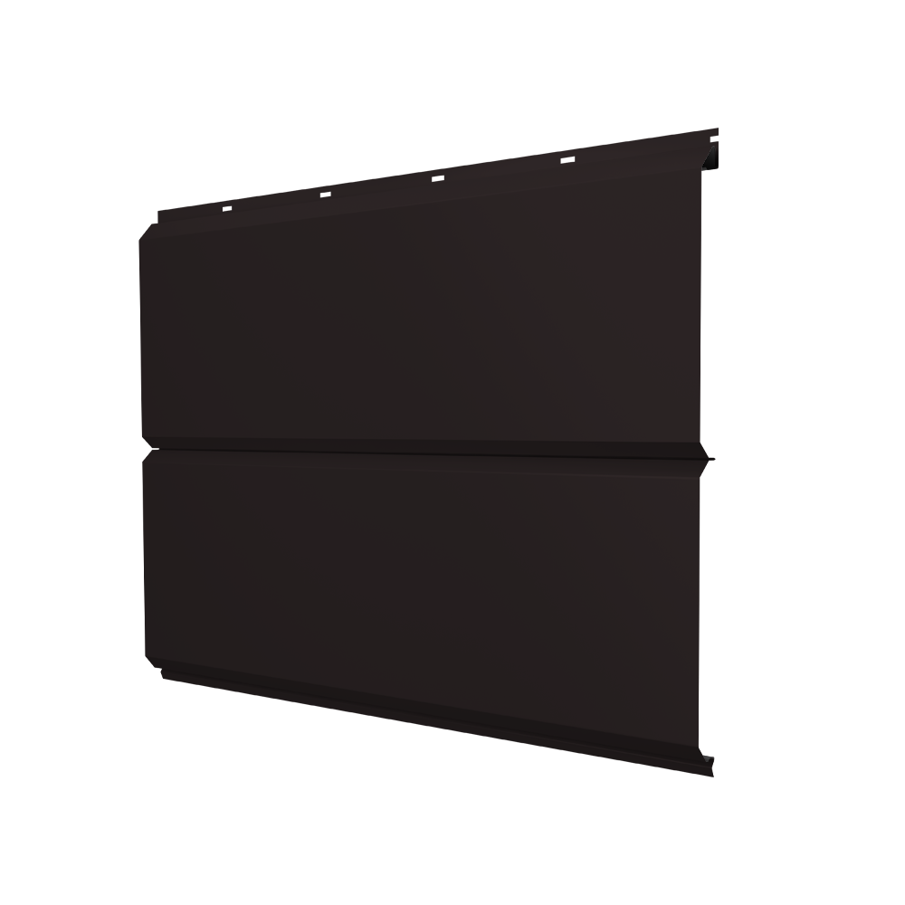 ЭкоБрус новый Grand Line 0,5 Drap с пленкой RAL 9005 черный