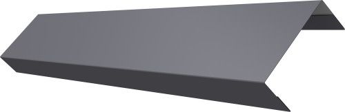 Ламель лицевая 50 забора жалюзи Техас Grand Line 0,5 ПЭ слим RAL 7004 сигнальный серый