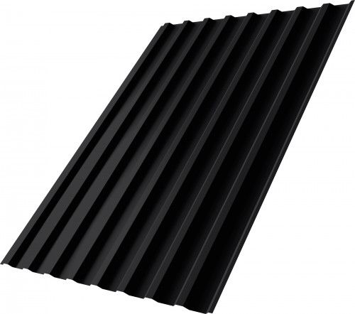 Профнастил С20B Grand Line 0,45 Drap RAL 9005 черный DRIPSTOP