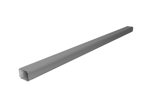 Труба гофрированная Vortex в2 76х102х3000мм RAL 7004 сигнальный серый