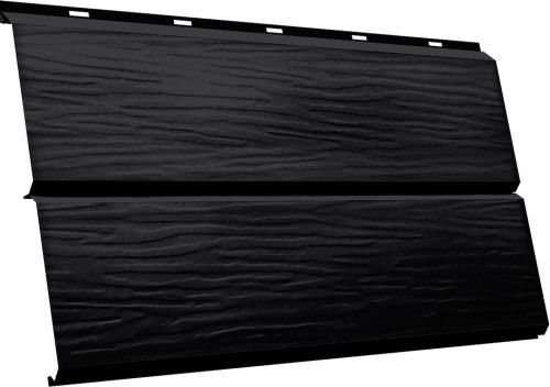 ЭкоБрус 3D Grand Line 0,45 Drap с пленкой RAL 9005 черный