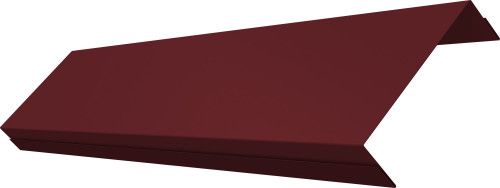 Ламель обратная 100 забора жалюзи Техас Grand Line 0,45 ПЭ двухсторонний RAL 3005 красное вино