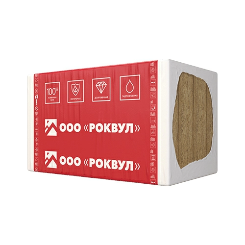 Утеплитель RockWool Венти Баттс Н 1000х600х50 (10шт/пач. 6м2, 0,3м3, 24пач/пал)