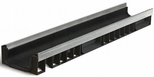 Лоток водоотводный пластиковый Aquastok Profi DN150 H97 E600 (1150)